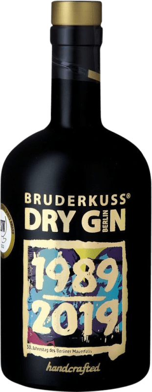 免费送货 | 金酒 Bruderkuss 30 Jahre Mauerfall Gin 普法尔茨 德国 瓶子 Medium 50 cl