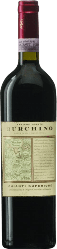 16,95 € | Red wine Burchino. Superiore D.O.C.G. Chianti Italy Sangiovese, Canaiolo, Ciliegiolo 75 cl