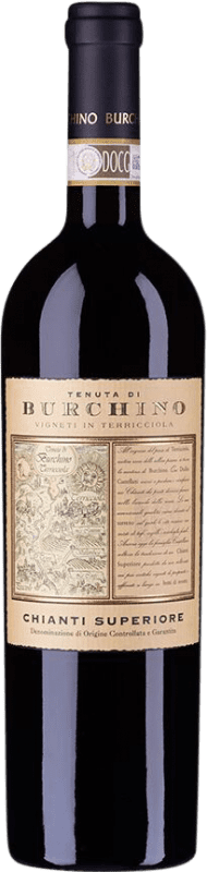 Envoi gratuit | Vin Rouge Burchino Supérieur D.O.C.G. Chianti Italie Sangiovese, Canaiolo, Ciliegiolo 75 cl