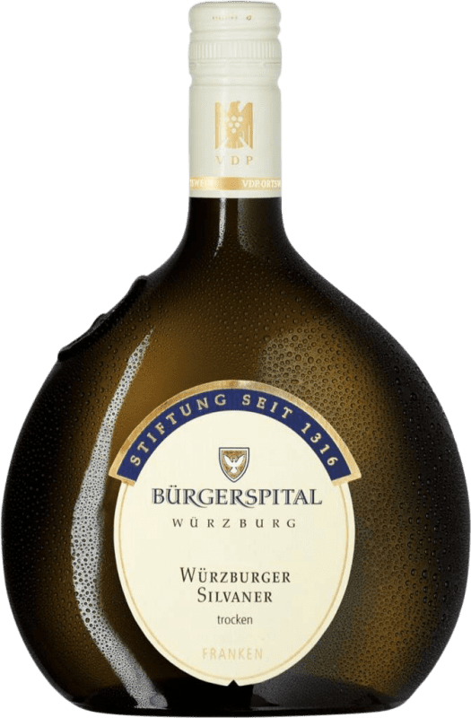 送料無料 | 白ワイン Bürgerspital Heiligen Geist Würzburger ドライ Franken ドイツ Sylvaner 75 cl