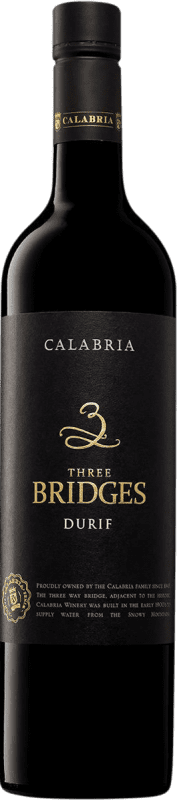 免费送货 | 白酒 Calabria Three Bridges G.I. Southern New South Wales Hunter Valley 澳大利亚 Durif 75 cl