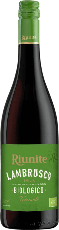 Free Shipping | Red wine Riunite Rosso Emilia-Romagna Italy Ancellotta, Lambrusco 75 cl