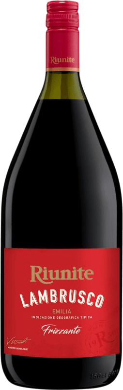 15,95 € Envío gratis | Vino Tinto Riunite I.G.T. Emilia Romagna Botella Magnum 1,5 L