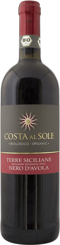 Free Shipping | Red wine Volpi Costa al Sole D.O.C. Sicilia Sicily Italy Nero d'Avola 75 cl