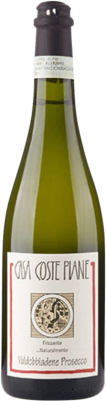 Spedizione Gratuita | Spumante bianco Coste Piane Frizzante Naturalmente D.O.C.G. Prosecco di Valdobbiadene Superiore di Cartizze Veneto Italia Glera 75 cl