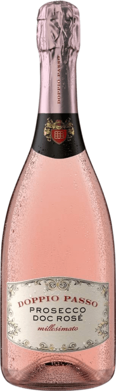 Envío gratis | Espumoso rosado Botter Carlo Doppio Passo Rose D.O.C. Prosecco Friuli-Venezia Giulia Italia 75 cl