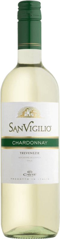 Бесплатная доставка | Белое вино Cavit San Vigilio I.G.T. Trevenezie Венето Италия Chardonnay 75 cl