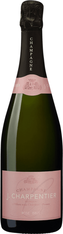 Free Shipping | Rosé sparkling J. Charpentier Rosé Brut A.O.C. Champagne Champagne France Nebbiolo, Pinot Meunier 75 cl