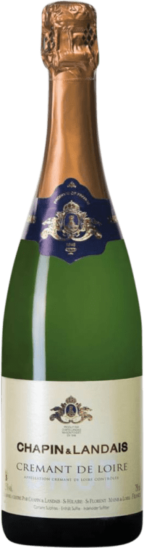 Envoi gratuit | Blanc mousseux Chapin & Landais Brut A.O.C. Crémant de Loire Loire France 75 cl