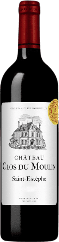 33,95 € | Rotwein Château Clos du Moulin A.O.C. Saint-Estèphe Bordeaux Frankreich Merlot, Cabernet Sauvignon 75 cl Alkoholfrei