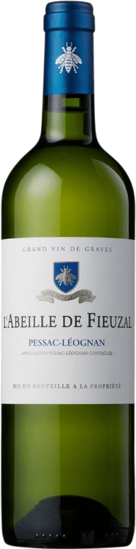 Spedizione Gratuita | Vino bianco Château de Fieuzal L'Abeille de Fieuzal A.O.C. Bordeaux bordò Francia Nebbiolo, Sauvignon Bianca 75 cl