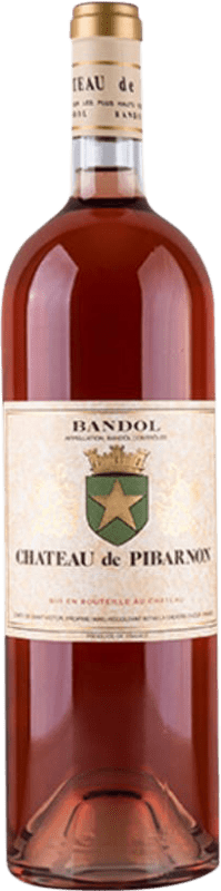 Free Shipping | Rosé wine Château de Pibarnon Rosé A.O.C. Côtes de Provence Provence France Monastrell, Mourvèdre, Cinsault Magnum Bottle 1,5 L