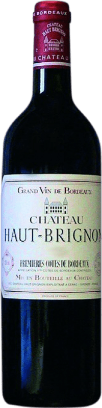 14,95 € | Red wine Château Haut Brignon. Premières A.O.C. Côtes de Bordeaux Bordeaux France Merlot, Cabernet Sauvignon 75 cl