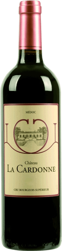 Spedizione Gratuita | Vino rosso Château La Cardonne Cru Bourgeois A.O.C. Médoc bordò Francia Merlot, Cabernet Sauvignon, Cabernet Franc 75 cl