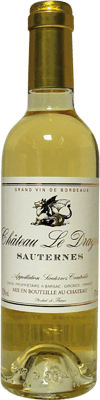 13,95 € | Vinho branco Château le Dragon A.O.C. Sauternes Bordeaux França Nebbiolo, Sémillon, Muscadelle Meia Garrafa 37 cl Sem Álcool