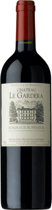 11,95 € | Красное вино Château le Gardera A.O.C. Bordeaux Supérieur Бордо Франция Merlot, Cabernet Sauvignon 75 cl