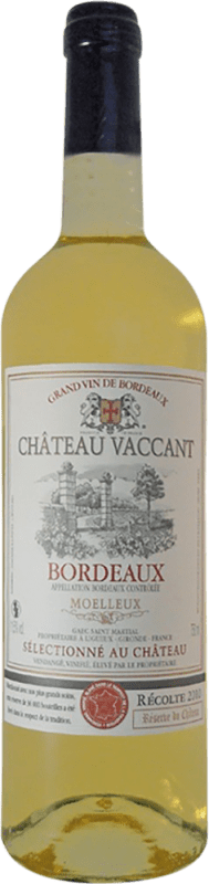 免费送货 | 白酒 Château Vaccant Moelleux A.O.C. Bordeaux 波尔多 法国 Nebbiolo, Sémillon 75 cl