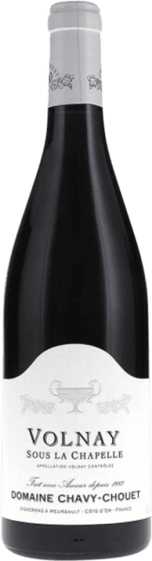 Free Shipping | Red wine Chavy-Chouet Sous la Chapelle A.O.C. Volnay Burgundy France Pinot Black 75 cl