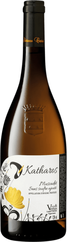 Бесплатная доставка | Белое вино Chéreau Carré Katharos A.O.C. Crémant de Loire Луара Франция Melon de Bourgogne 75 cl