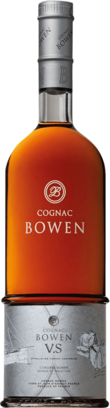 免费送货 | 科涅克白兰地 Bowen VS A.O.C. Cognac 法国 Follec White, Ugni Blanco, Colombard 3 岁 70 cl