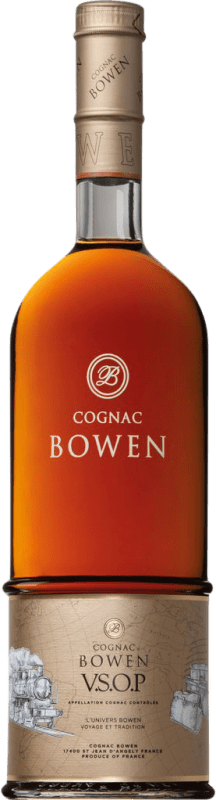 Kostenloser Versand | Cognac Bowen VSOP A.O.C. Cognac Frankreich Follec Weiß, Ugni Blanco, Colombard 5 Jahre 70 cl