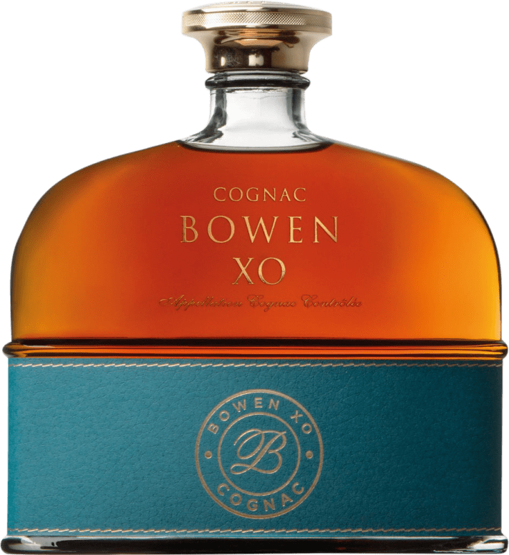 Envoi gratuit | Cognac Bowen XO France Follec Blanc, Ugni Blanco, Colombard 20 Ans 70 cl