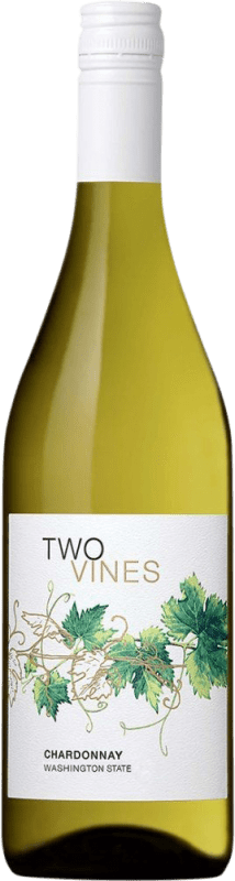 Бесплатная доставка | Белое вино Columbia Crest Two Vines Washington Соединенные Штаты Chardonnay 75 cl