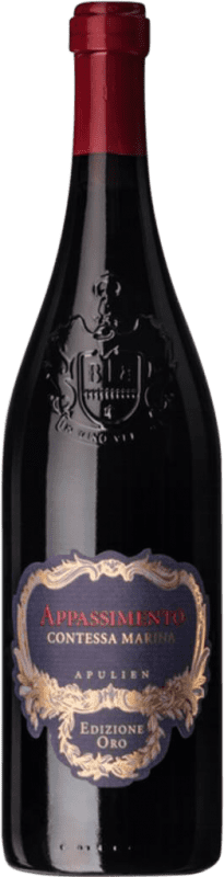 Spedizione Gratuita | Vino rosso Contessa Marina Gold Release Appassimento I.G.T. Puglia Puglia Italia Montepulciano, Negroamaro, Lambrusco 75 cl