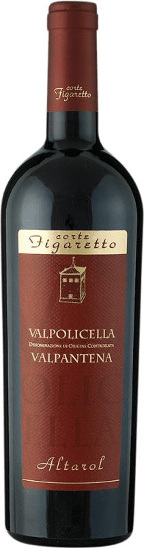 Бесплатная доставка | Красное вино Corte Figaretto Valpantena D.O.C. Valpolicella Venecia Италия Nebbiolo, Corvina, Corvinone, Molinara, Oseleta, Croatina 75 cl