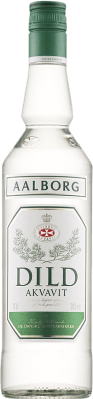 Envio grátis | Aguardente Orujo Aalborg Dild Akvavit Dinamarca 70 cl