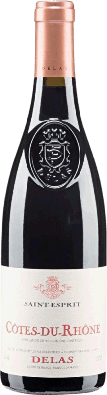 Free Shipping | Red wine Delas Frères Saint Esprit d'Origine A.O.C. Côtes du Rhône Rhône France Syrah, Grenache Half Bottle 37 cl