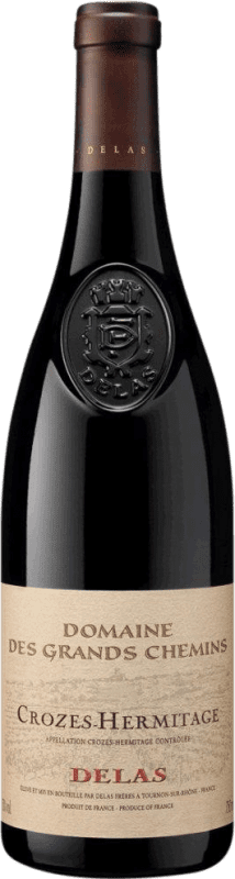 Free Shipping | Red wine Delas Frères Domaine des Grands Chemins A.O.C. Crozes-Hermitage Rhône France Syrah Magnum Bottle 1,5 L