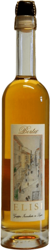 65,95 € Envio grátis | Grappa Berta Elisi D.O.C. Piedmont Garrafa Medium 50 cl