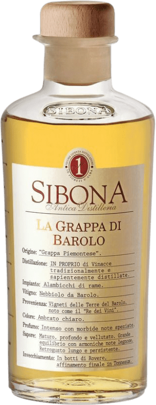 Spedizione Gratuita | Grappa Sibona D.O.C.G. Barolo Italia Nebbiolo Bottiglia Speciale 1,5 L