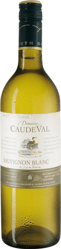 Бесплатная доставка | Белое вино Caude Val I.G.P. Vin de Pays d'Oc Бордо Франция Sauvignon White 75 cl