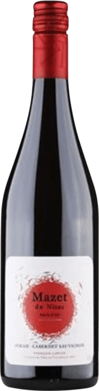 Free Shipping | Red wine Domaine de Nizas Mazet Rouge I.G.P. Vin de Pays d'Oc Bordeaux France Syrah 75 cl