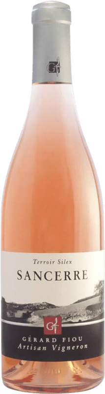 Free Shipping | Rosé wine Gérard Fiou Rosé A.O.C. Sancerre France Pinot Black 75 cl