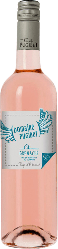 免费送货 | 玫瑰酒 Domaine Pugibet Rosé I.G.P. Vin de Pays de l'Hérault 法国 Grenache 75 cl