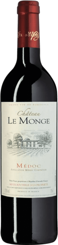 免费送货 | 红酒 Domaines Fabre Château le Monge A.O.C. Médoc 波尔多 法国 Merlot, Cabernet Sauvignon 75 cl