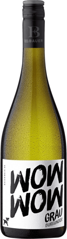 Бесплатная доставка | Белое вино Emil Bauer White Label Wow Wow Q.b.A. Pfälz Пфальце Германия Pinot Grey 75 cl