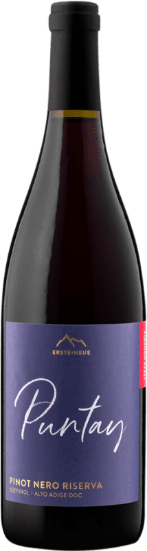 Бесплатная доставка | Красное вино Erste Neue Puntay Резерв D.O.C. Alto Adige Трентино Италия Pinot Black 75 cl