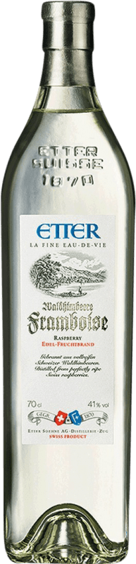 Envio grátis | Aguardente Orujo Etter Söehne Framboise Schweizer Himbeergeist Suíça 70 cl