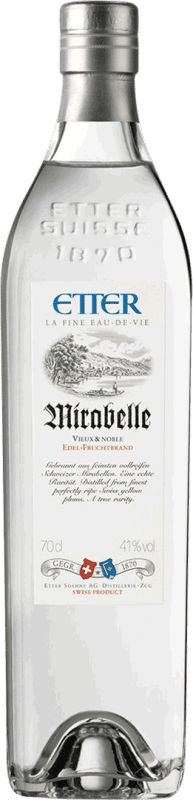 Kostenloser Versand | Marc Edelbrände Etter Söehne Mirabelle Schweiz Drittel-Liter-Flasche 35 cl