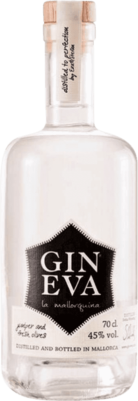 Envoi gratuit | Gin Eva's. La Mallorquina Olive Extra Dry Gin Îles Baléares Espagne 75 cl