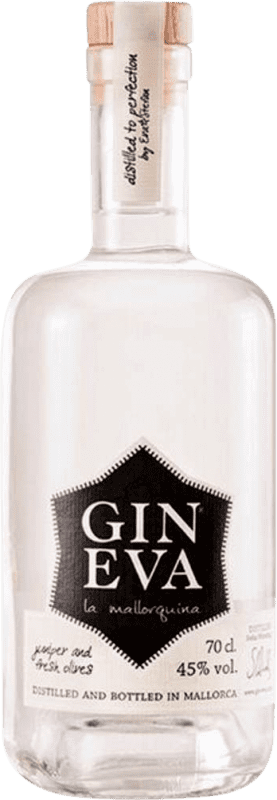 59,95 € | Gin Gin Eva La Mallorquina Olive Extra Dry Gin Îles Baléares Espagne 75 cl