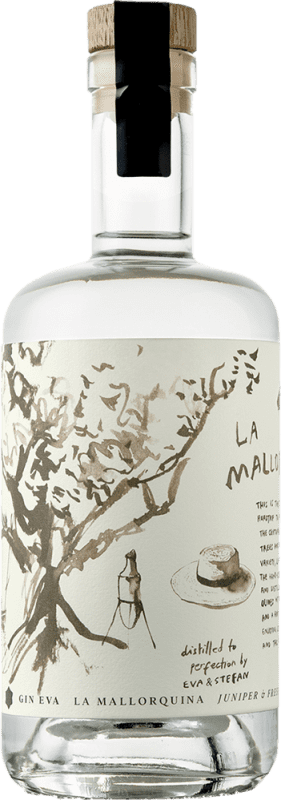 Envoi gratuit | Gin Gin Eva La Mallorquina Olive Extra Dry Gin Îles Baléares Espagne 70 cl