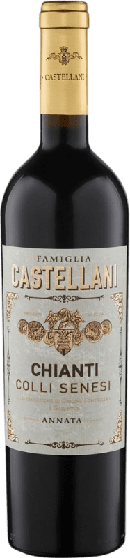 Spedizione Gratuita | Vino rosso Famiglia Castellani Colli Senesi D.O.C.G. Chianti Italia Sangiovese, Canaiolo 75 cl