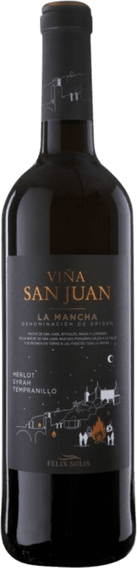 Free Shipping | Red wine Félix Solís Viña San Juan D.O. La Mancha Castilla la Mancha Spain Tempranillo, Merlot, Nebbiolo 75 cl