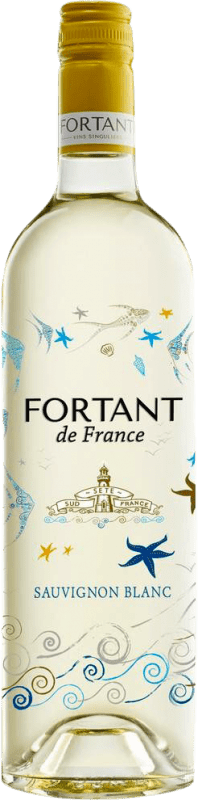 Бесплатная доставка | Белое вино Fortant de France Serigrafiert I.G.P. Vin de Pays d'Oc Лангедок-Руссильон Франция Sauvignon White 75 cl