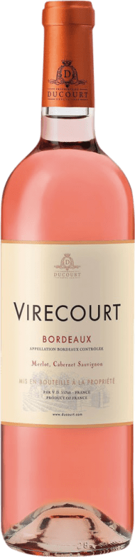 Free Shipping | Rosé wine Francois Passaga Château de Virecourt Rosé A.O.C. Bordeaux Bordeaux France Merlot, Cabernet Sauvignon 75 cl